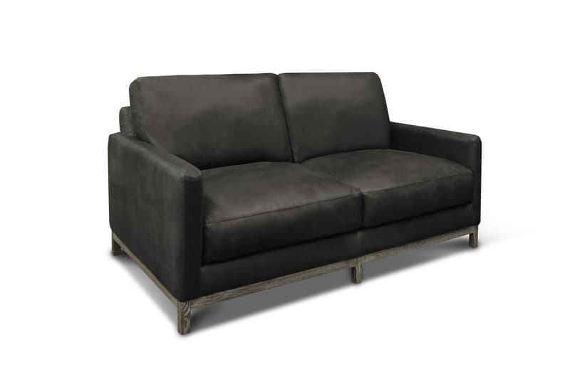 Monterrey 100% Top Grain Leather Modern Americana Loveseat
