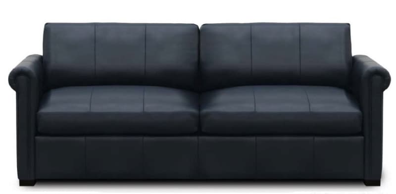 Jordan II All Leather Queen Sleep Sofa, Portofino Steam