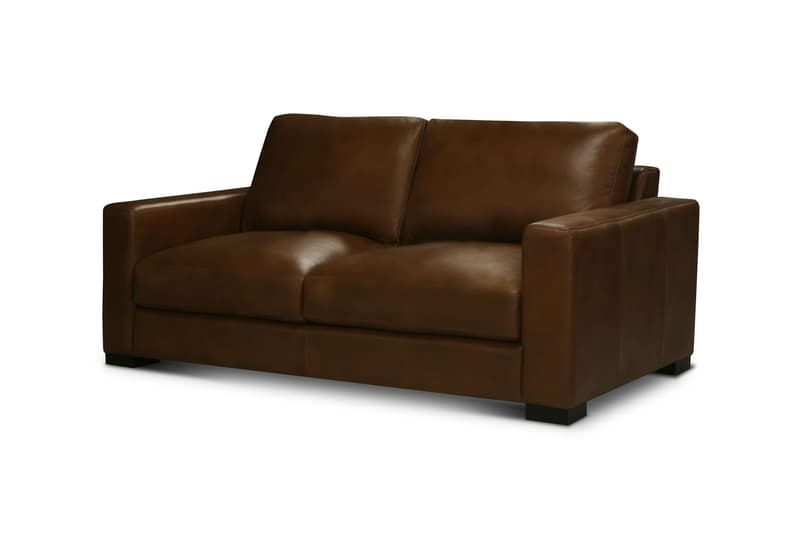 Vancouver 64" Wide Upholstered Love Seat, Portofino Cinnamon