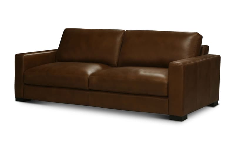 Vancouver 90" Wide Upholstered Sofa, Portofino Cinnamon