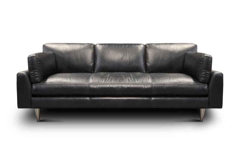 Skyline 100% Top Grain Leather Modern Americana Sofa